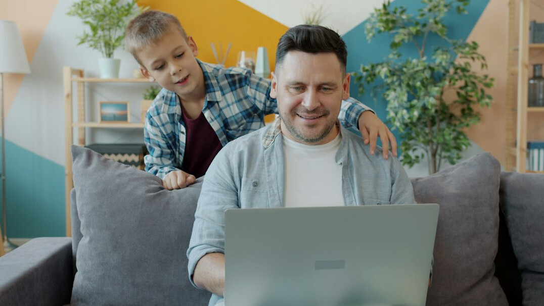 parents with children at home